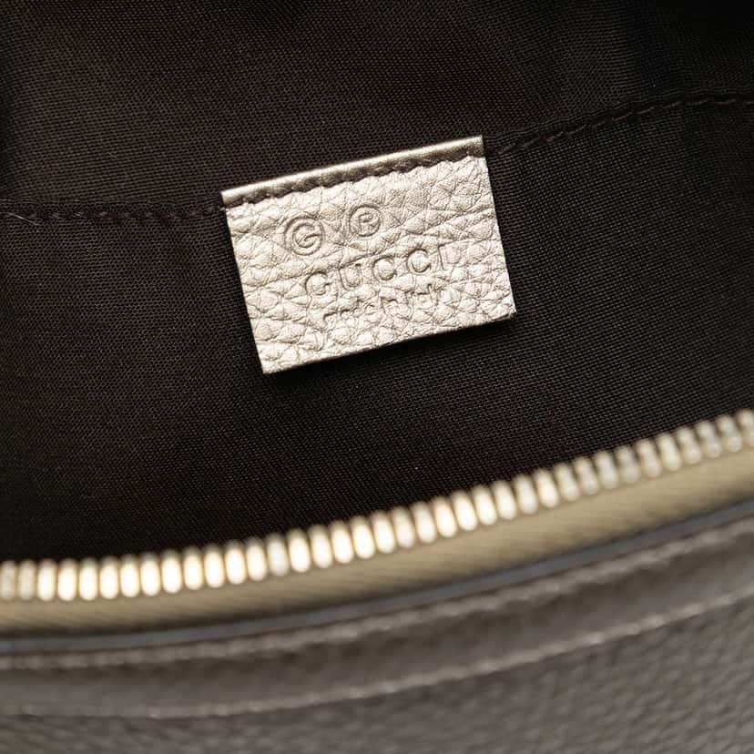 Gucci Mini Leather Dome Satchel Gold Leather Very good condition - Box View