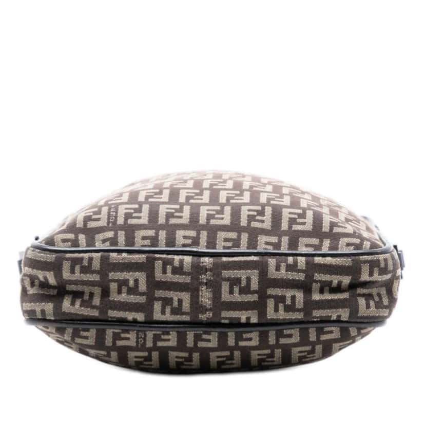Fendi Zucchino Canvas Crossbody Brown Canvas Very good condition - Inside View