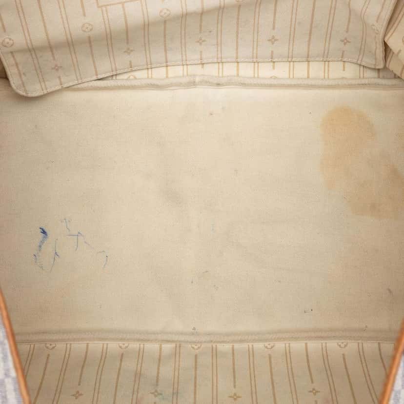 Louis Vuitton Damier Azur Neverfull GM White Very good condition - Model View