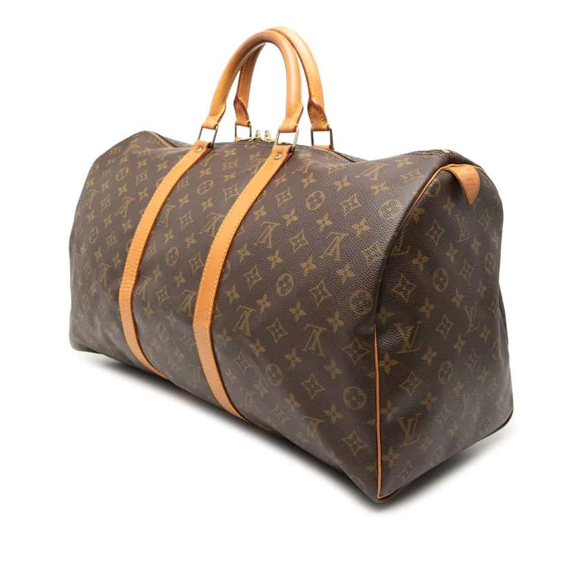 Louis Vuitton Monogram Keepall 50 Brown Very good condition - Back View
