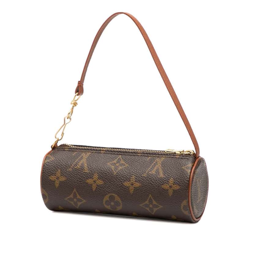 Louis Vuitton Monogram Papillon Pochette Brown Very good condition - Back View