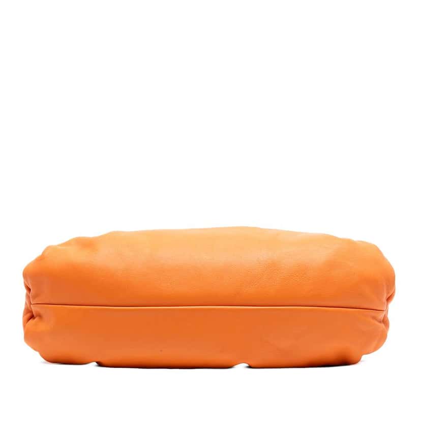 Bottega Veneta Lambskin The Shoulder Pouch Orange Leather Very good condition - Inside View