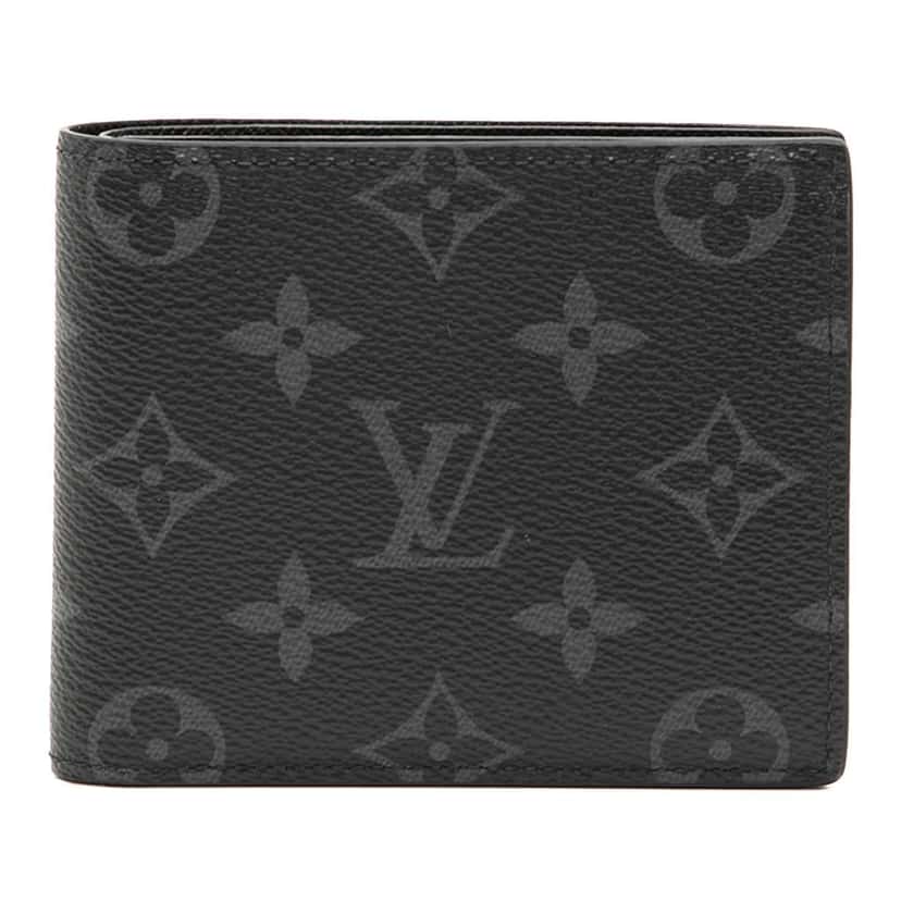 Louis Vuitton Monogram Eclipse Marco Wallet Black Very good condition - Front View
