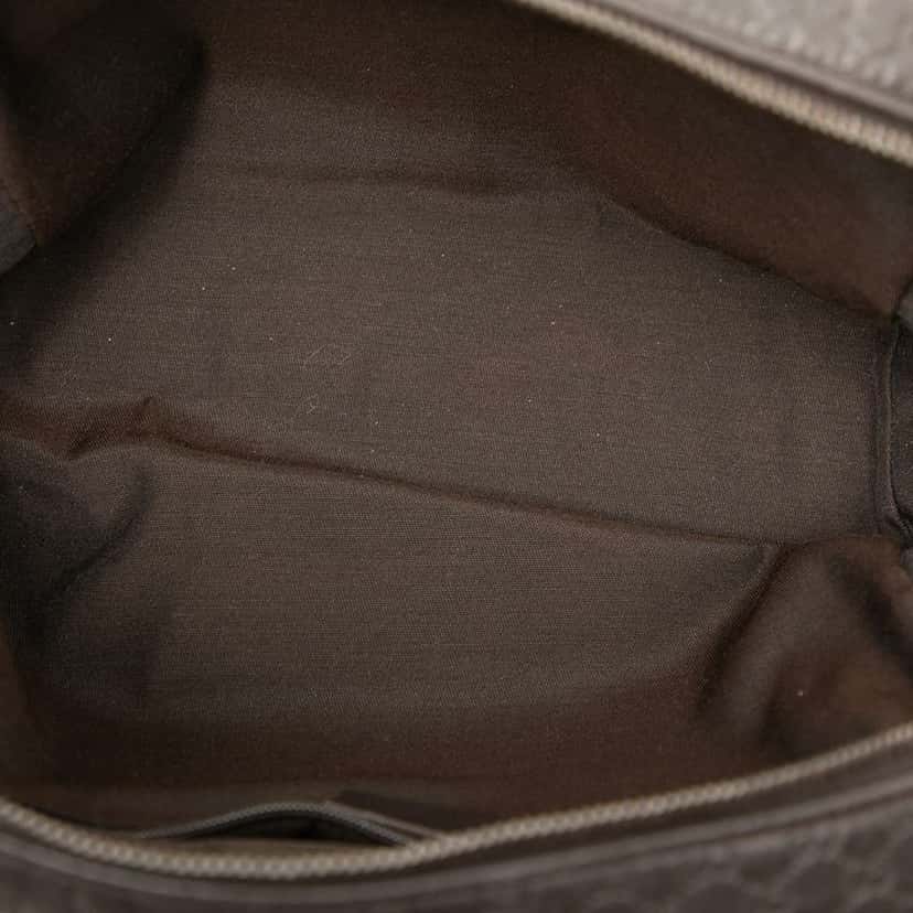 Gucci Microguccissima Clutch Brown Leather Very good condition - Model View