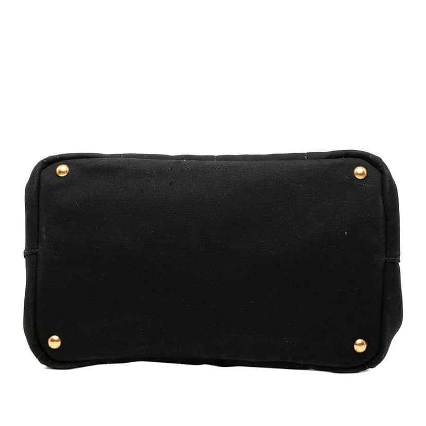 Prada Canvas Canapa Logo Satchel Black Canvas Very good condition - Inside View