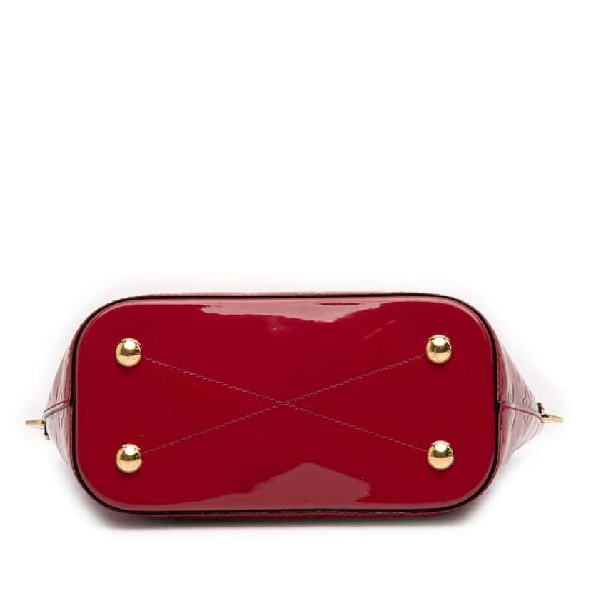 Louis Vuitton Monogram Vernis Montebello PM Red Leather Very good condition - Inside View