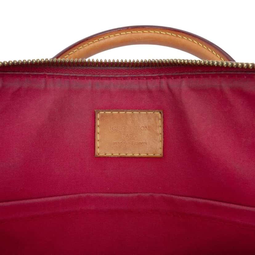 Louis Vuitton Monogram Vernis Montebello PM Red Leather Very good condition - Box View