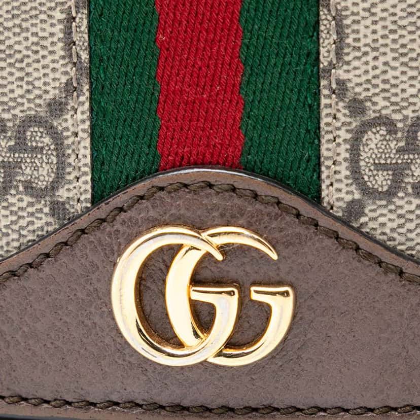 Gucci Small GG Supreme Ophidia Crossbody Brown Canvas Very good condition - Box View