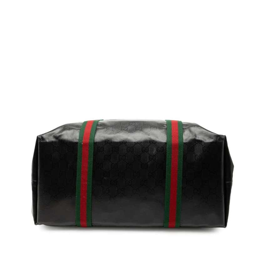 Gucci GG Imprime Web Tote Black Canvas Very good condition - Inside View