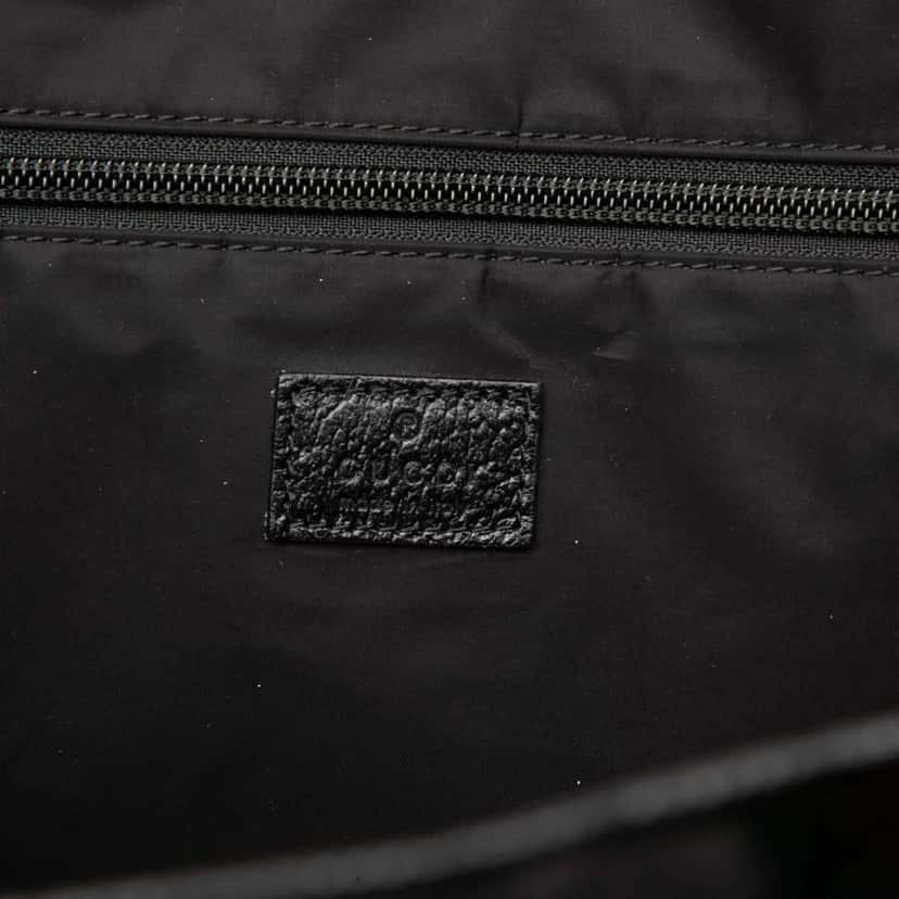 Gucci GG Imprime Web Tote Black Canvas Very good condition - Box View