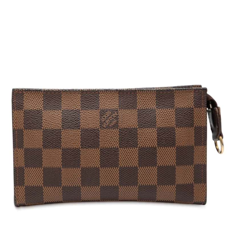 Louis Vuitton Damier Ebene Marais Bucket Pouch Brown Very good condition - Front View
