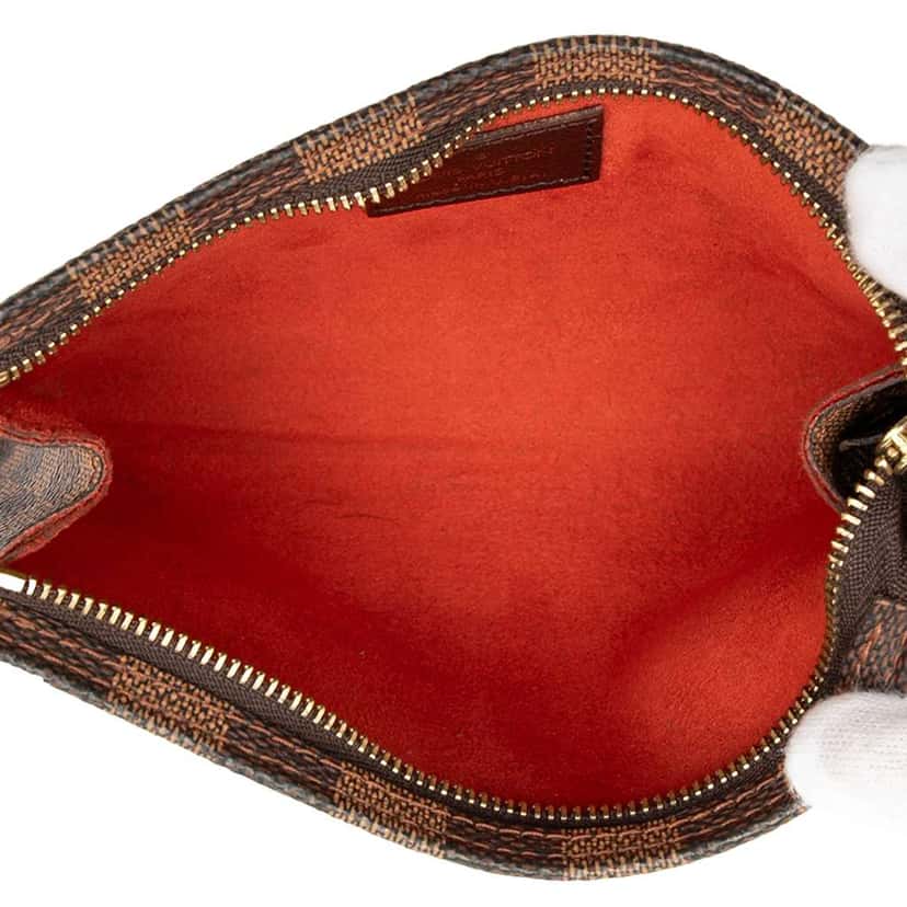 Louis Vuitton Damier Ebene Marais Bucket Pouch Brown Very good condition - Model View