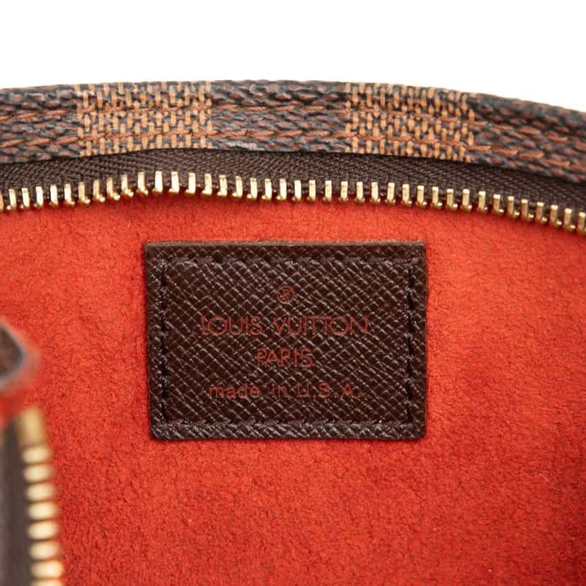 Louis Vuitton Damier Ebene Marais Bucket Pouch Brown Very good condition - Box View