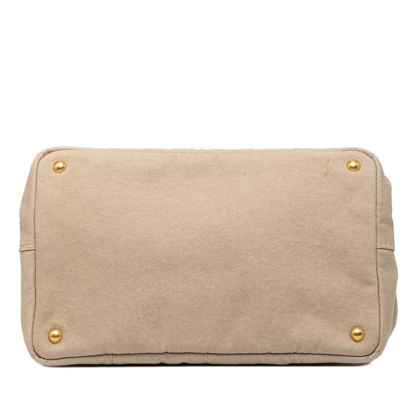 Prada Canvas Canapa Logo Satchel Brown Canvas Very good condition - Inside View