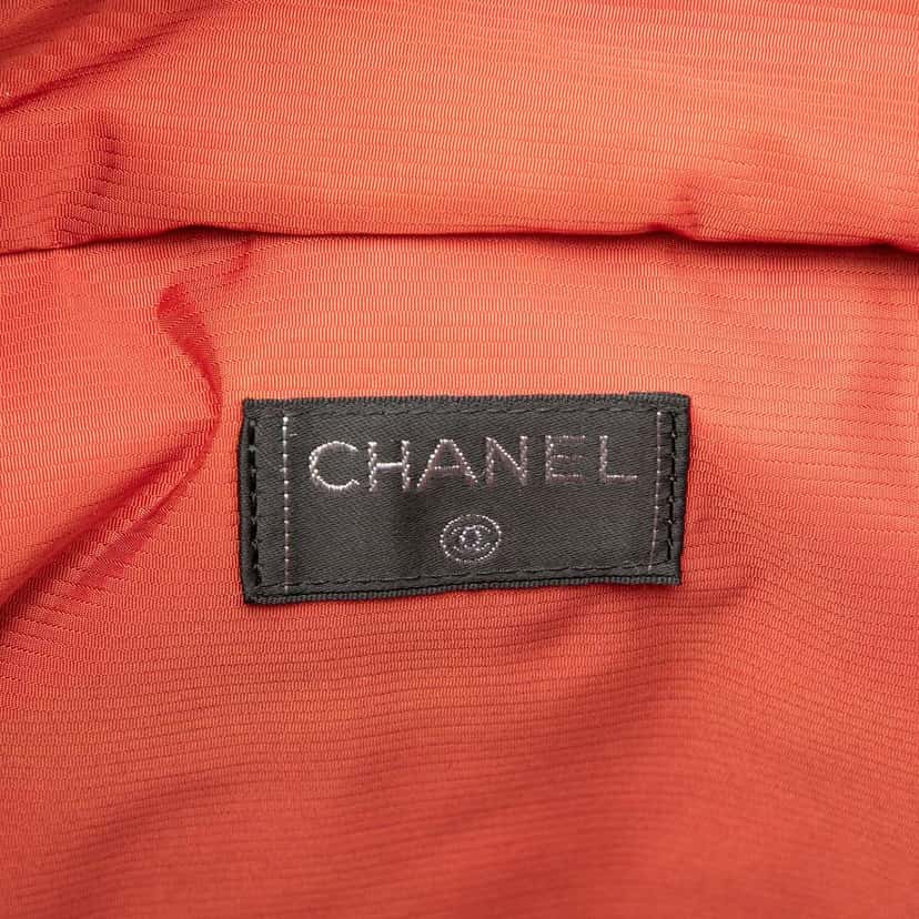 Chanel Old Travel Line Nylon Travel Bag Black Very good condition - Box View