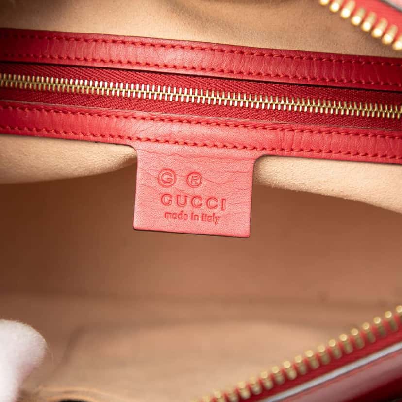 Gucci Small GG Supreme Blooms Linea A Tote Brown Canvas Very good condition - Box View