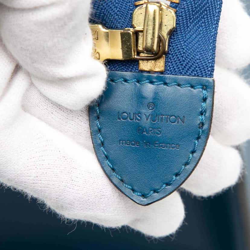 Louis Vuitton Epi Riviera Blue Leather Very good condition - Box View