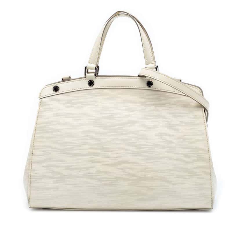Louis Vuitton Epi Brea MM White Leather Very good condition - Front View