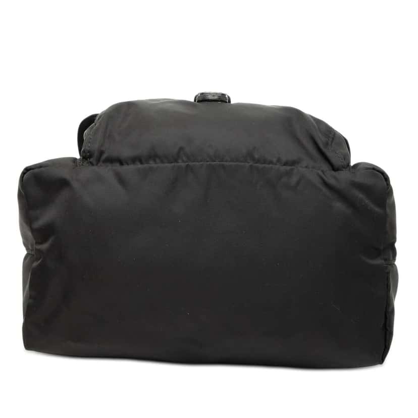 Prada Tessuto Zip Buckle Messenger Bag Black Good condition - Inside View