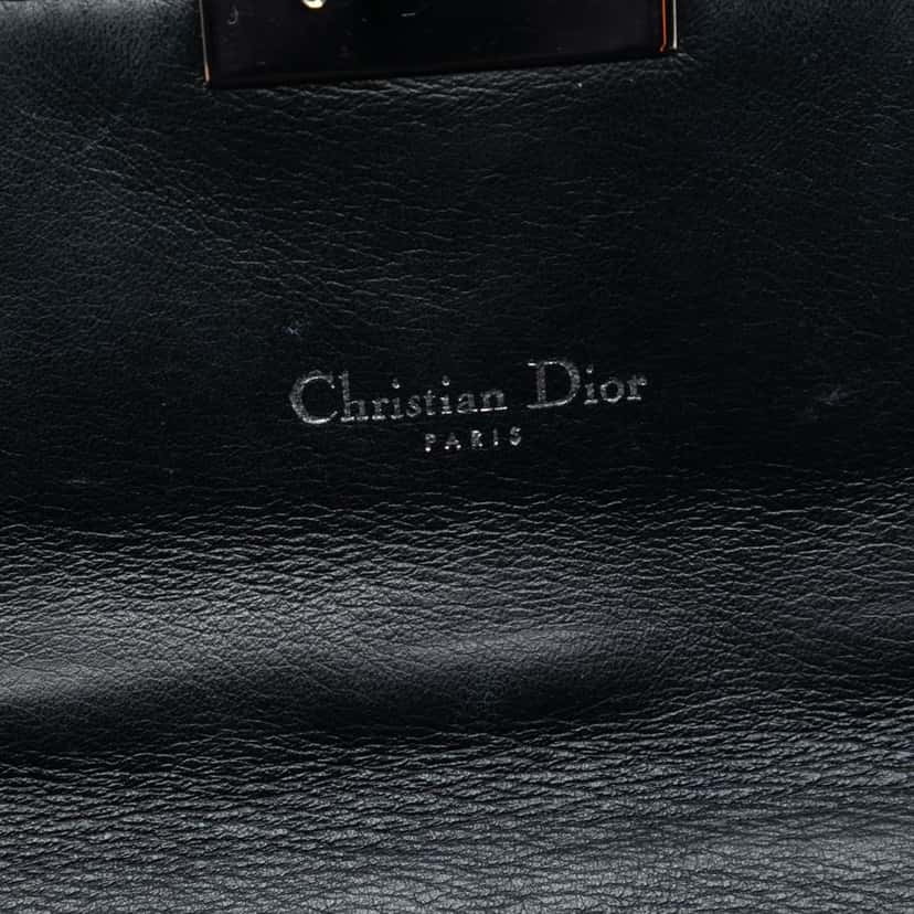 Dior Patent Cannage Miss Dior Promenade Crossbody Black Leather Good condition - Box View