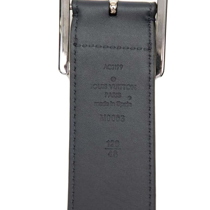 Louis Vuitton Monogram and Leather Reverso Reversible Belt White Good condition - Model View