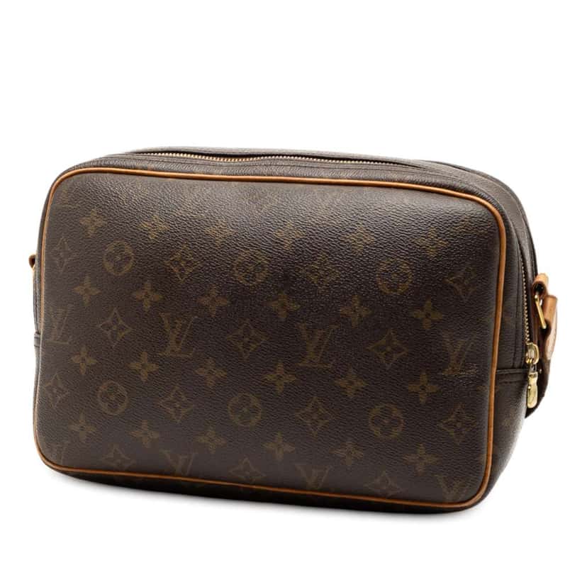 Louis Vuitton Monogram Reporter PM Brown Good condition - Back View