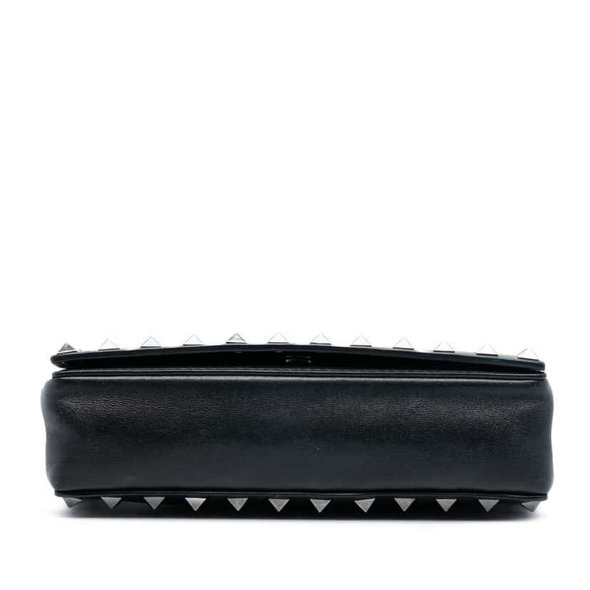 Valentino Leather Rockstud Crossbody Black Leather Good condition - Inside View