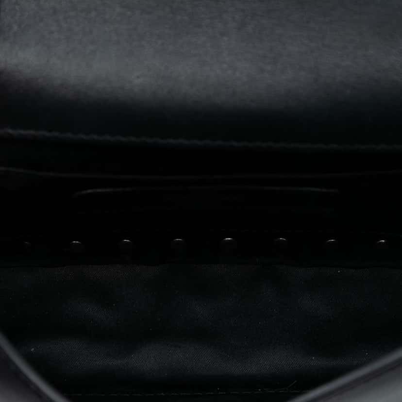 Valentino Leather Rockstud Crossbody Black Leather Good condition - Model View