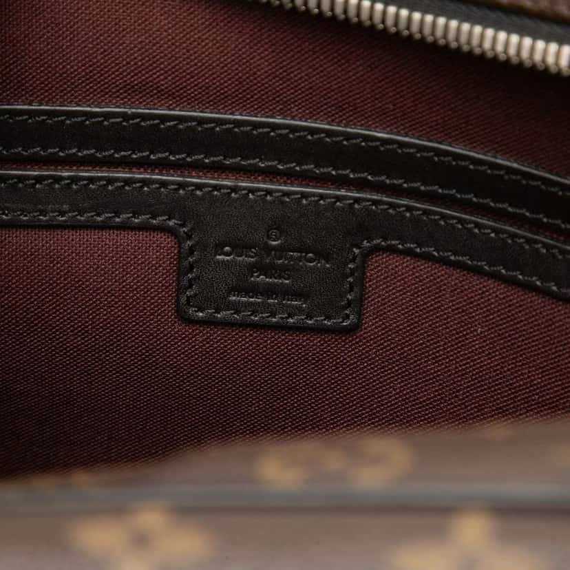 Louis Vuitton Monogram Macassar Soft Briefcase Brown Fair condition - Box View