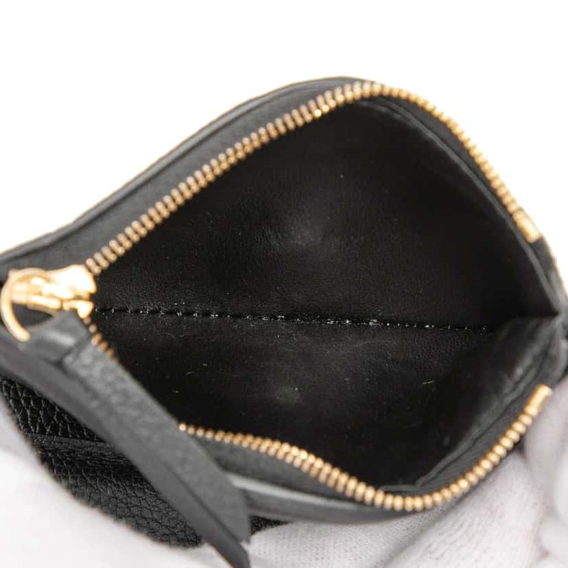 Louis Vuitton Monogram Empreinte Victorine Wallet Black Leather Good condition - Box View