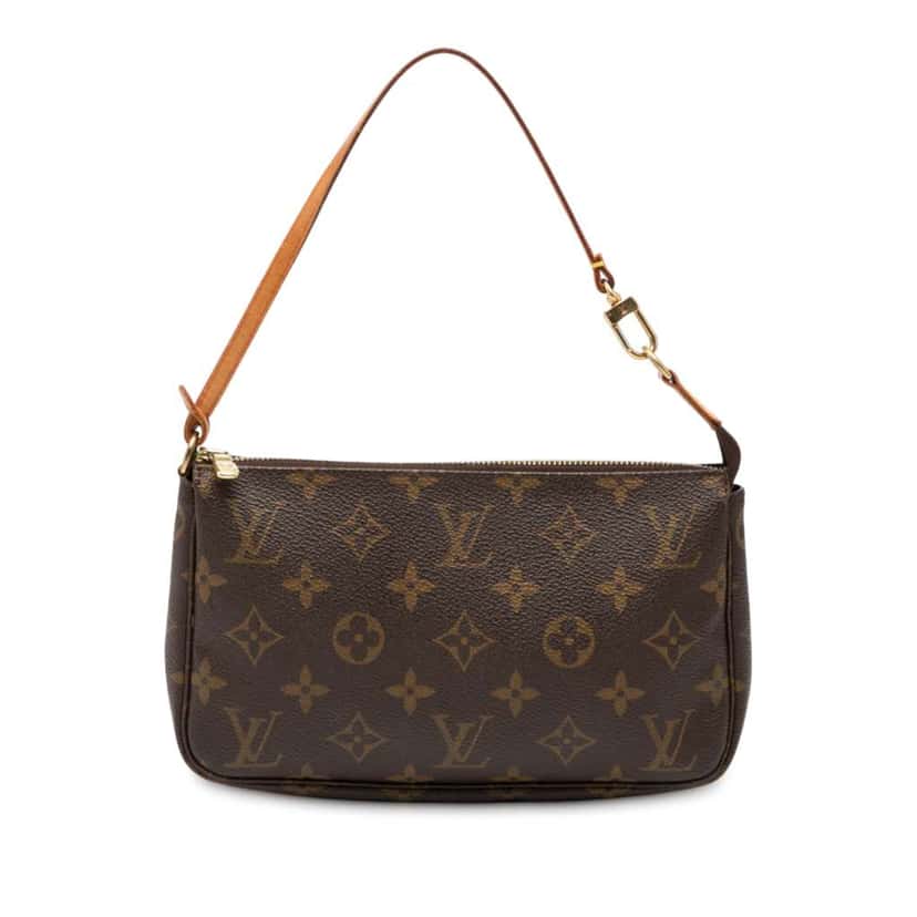 Louis Vuitton Monogram Pochette Accessoires Brown Good condition - Front View