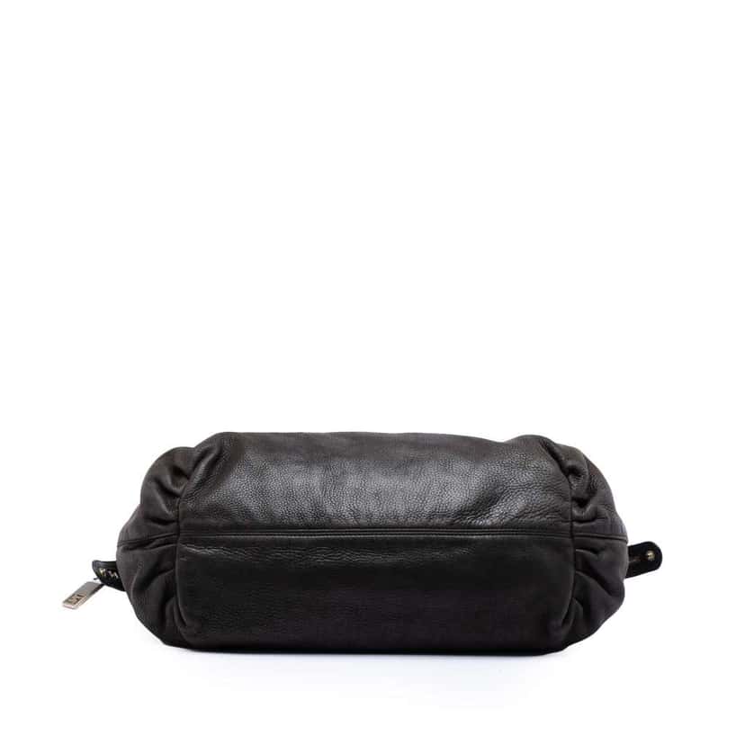 Fendi Medium FF Nubuck Chains Tote Brown Leather Good condition - Inside View