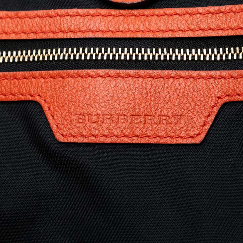 Burberry Small Haymarket Check Canvas and Leather Canterbury Tote Brown Canvas Good condition - Box View