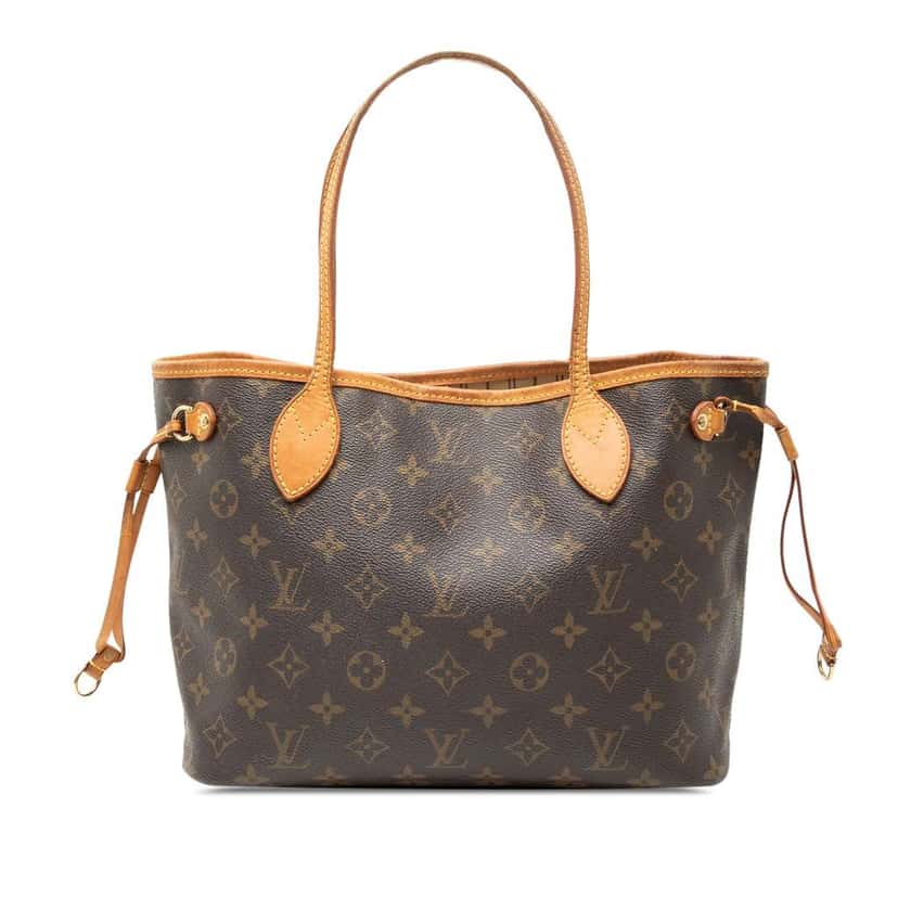 Louis Vuitton Monogram Neverfull PM Brown Good condition - Front View