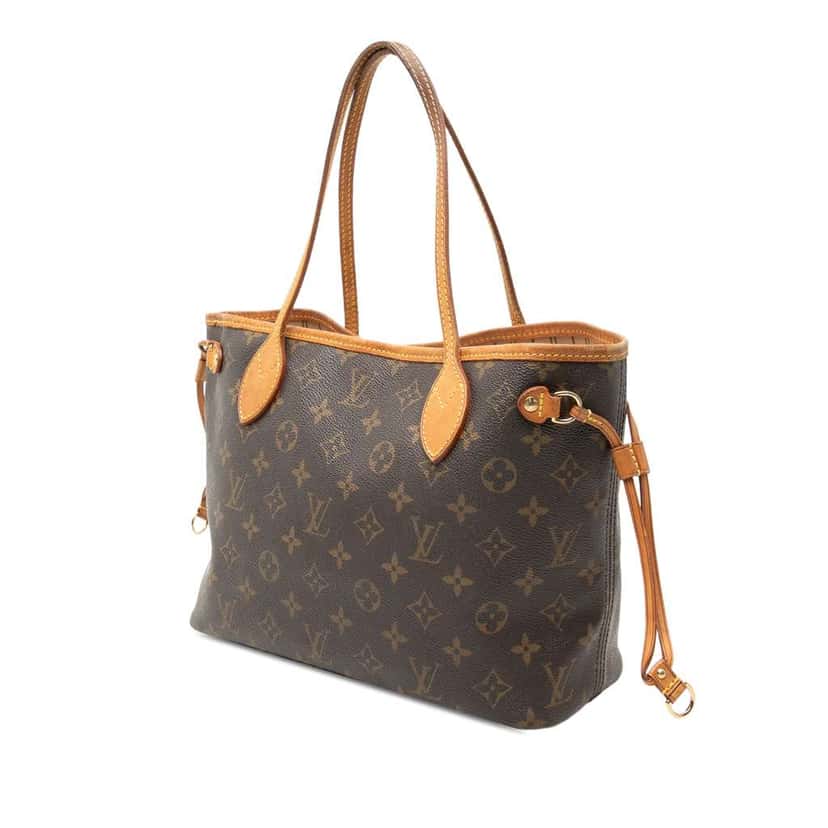 Louis Vuitton Monogram Neverfull PM Brown Good condition - Back View