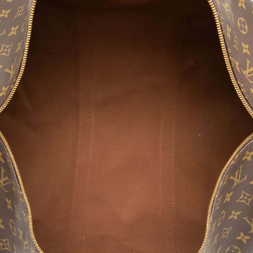 Louis Vuitton Monogram Keepall 50 Brown Good condition - Model View