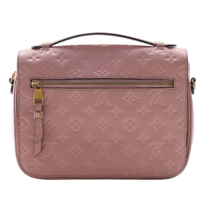 Louis Vuitton Monogram Empreinte Pochette Metis Pink Leather Good condition - Model View