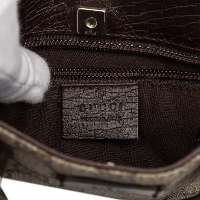 Gucci GG Supreme Handbag Brown Canvas Good condition - Box View