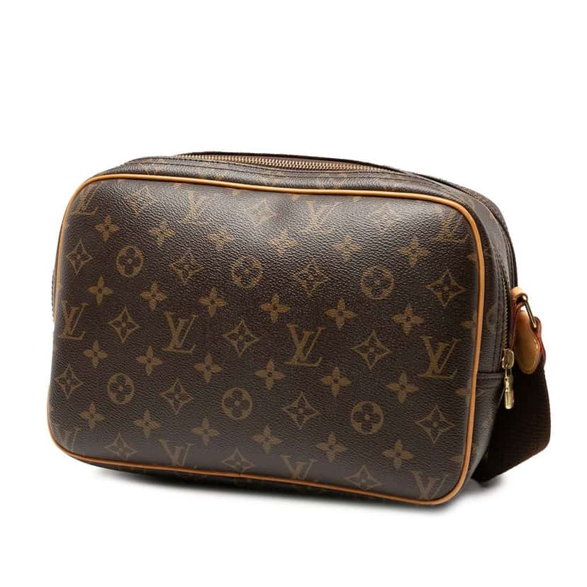 Louis Vuitton Monogram Reporter PM Brown Good condition - Back View