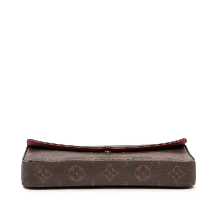 Louis Vuitton Monogram Pochette Felicie Brown Good condition - Inside View