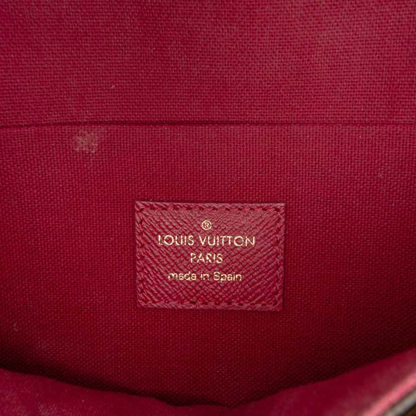 Louis Vuitton Monogram Pochette Felicie Brown Good condition - Box View