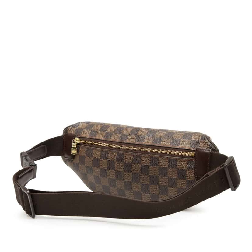Louis Vuitton Damier Ebene Melville Bum Bag Brown Good condition - Back View
