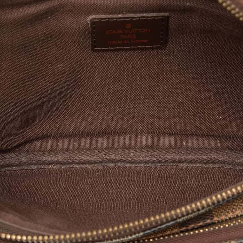 Louis Vuitton Damier Ebene Melville Bum Bag Brown Good condition - Model View