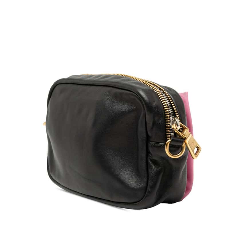 Prada Nappa Fiocco Bow Crossbody Black Leather Good condition - Back View
