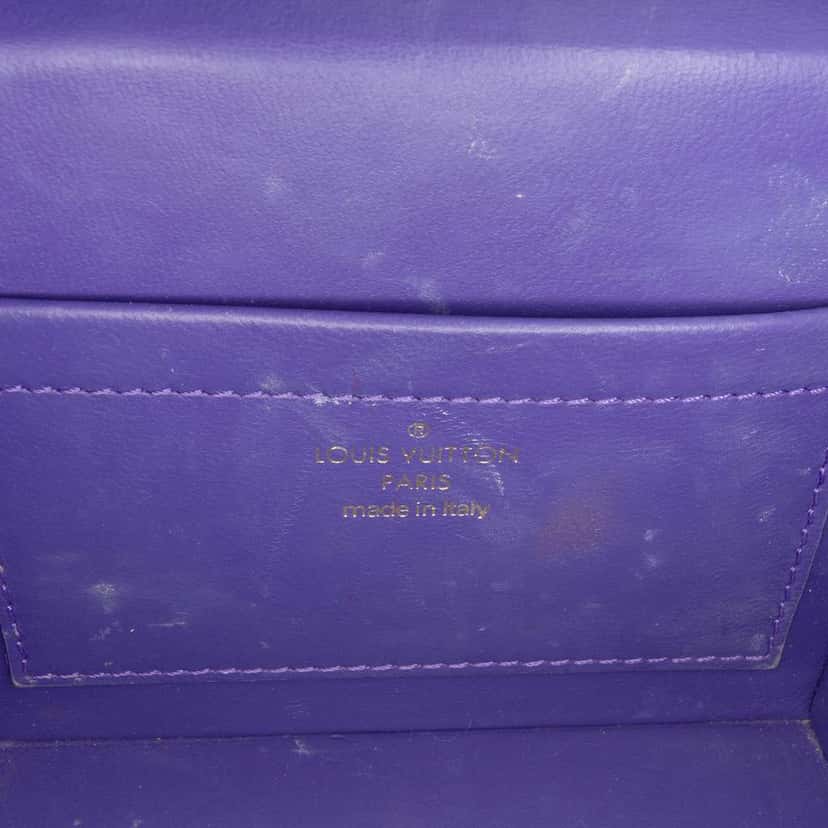 Louis Vuitton Monogram Vernis Bleecker Box Vanity Bag Black Leather Good condition - Box View