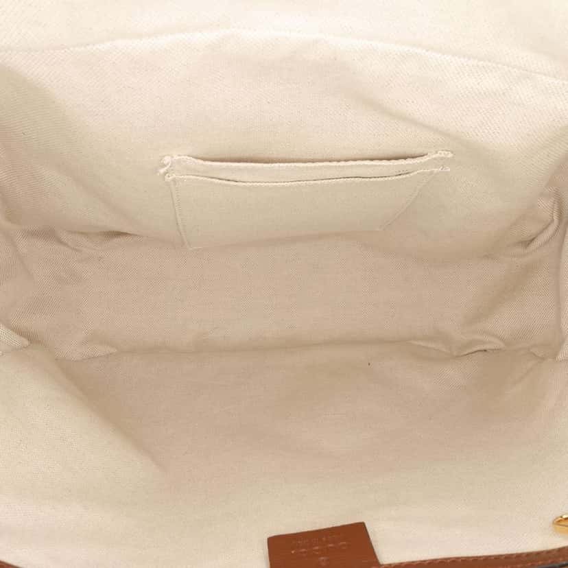 Gucci Medium GG Supreme Fake Not Backpack Brown Canvas Very good condition - Model View