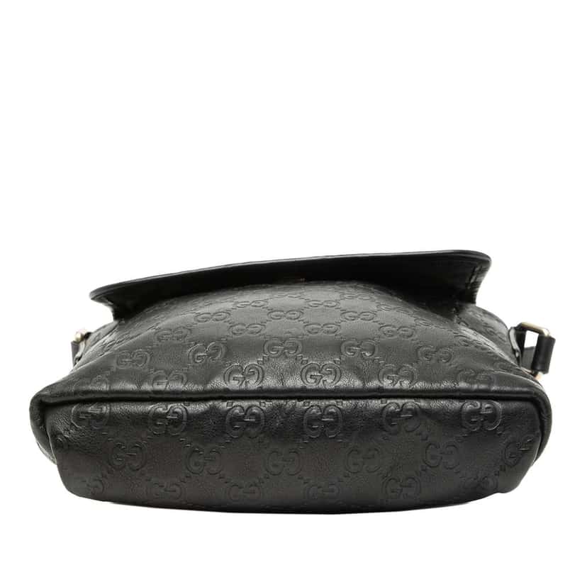 Gucci Guccissima Crossbody Black Leather Fair condition - Inside View