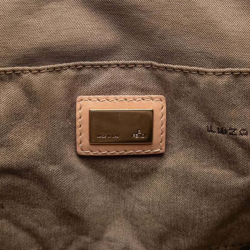 Fendi Zucchino Canvas Tote Purple Canvas Good condition - Box View