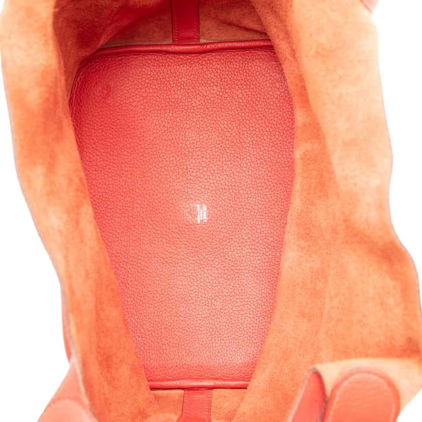 Hermès Clemence Picotin Lock 33 Red Leather Good condition - Model View