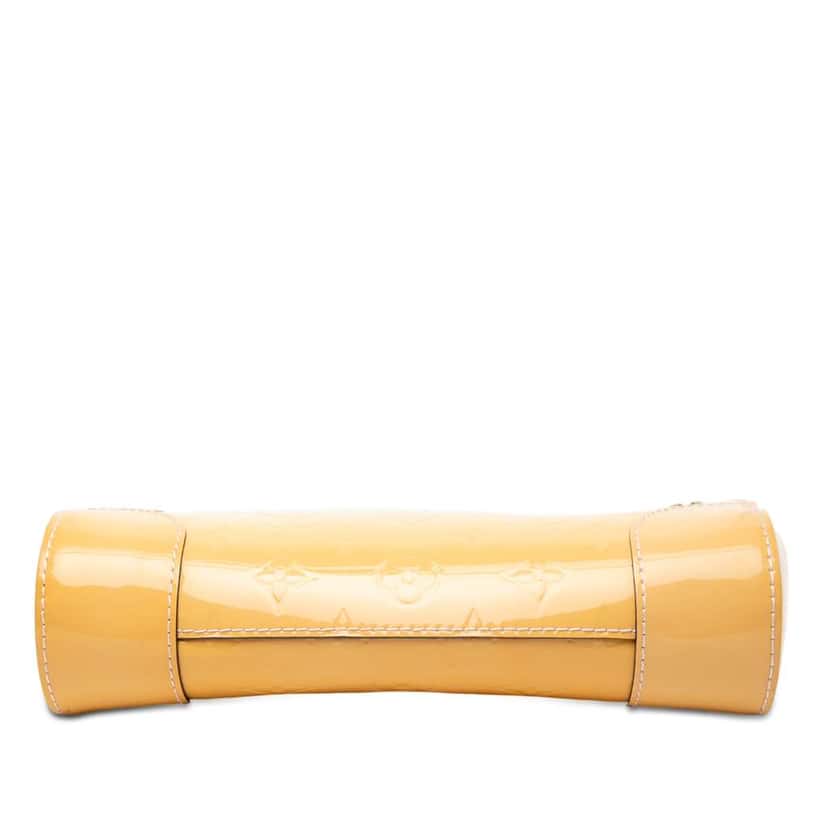 Louis Vuitton Monogram Vernis Santa Monica Yellow Leather Good condition - Inside View